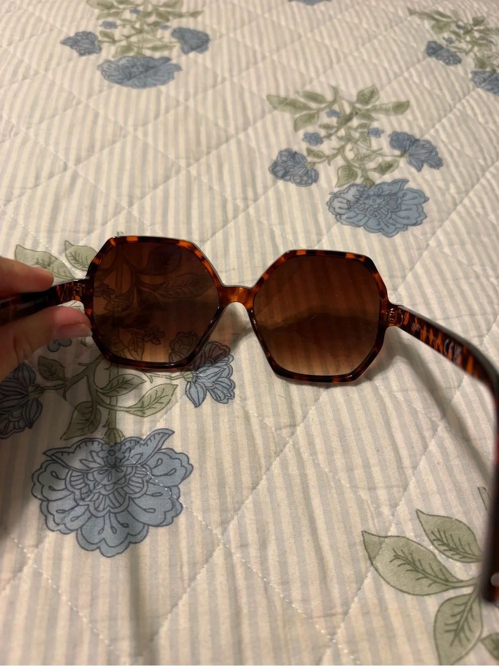Nanette Lepore Tortoiseshell Sunglasses - Brown Lenses